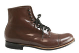 Mens Lace Up Boots - Brown Leather
