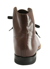 Mens Lace Up Boots - Brown Leather