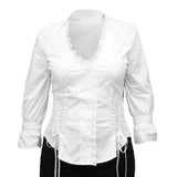Evangeline Blouse - White
