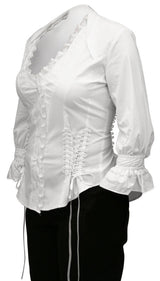 Evangeline Blouse - White