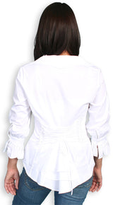 Evangeline Blouse - White