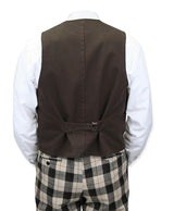 Dawson Canvas Vest - Walnut