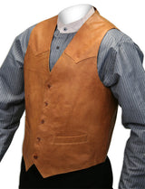 Western Single Point Vest - Ranch Tan