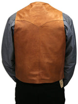 Western Single Point Vest - Ranch Tan