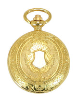 MECHANICAL Gold Shield Design Pocket Watch