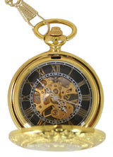 MECHANICAL Gold Shield Design Pocket Watch