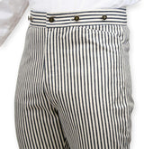 Summerhill Striped Trousers - Natural/Navy
