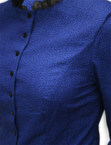 Lucille Walking Suit - Royal Blue Leaf