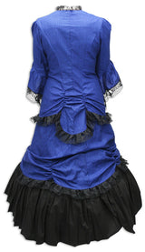 Lucille Walking Suit - Royal Blue Leaf