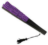 Fan, Battenberg Lace - Purple