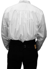 Mens Wing Collar Dress Shirt - White