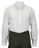 1800s Mens White Cotton Stand Collar Dress Shirt (Size M) | 19th Century | Historical | Vintage | Antique 1800s Mens White Cotton Stand Collar Dress Shirt (Size M) | 19th Century | Historical | Vintage | Antique