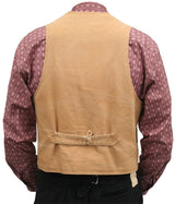 Canvas Trappers Vest - Brown