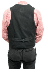 Canvas Trappers Vest - Black
