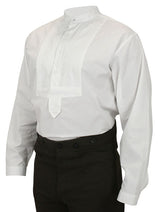 Pleated Dress Shirt - White