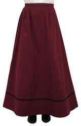 Ladies Edwardian Suit - Burgundy