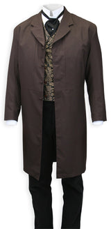 Callahan Frock Coat - Dark Mocha Brown