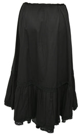 Classic Cotton Petticoat - Black