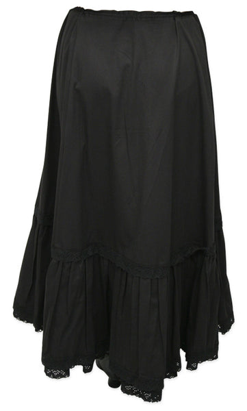 1800s Ladies Black Cotton Petticoat (Size M) | 19th Century | Historical | Vintage 1800s Ladies Black Cotton Petticoat (Size M) | 19th Century | Historical | Vintage