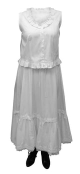 Classic Cotton Petticoat - White