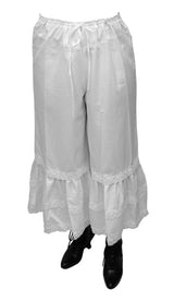 Classic Cotton Bloomers - White