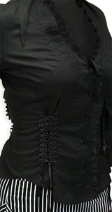 Evangeline Blouse - Black