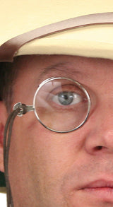 Distinguished Gent Theatrical Monocle - Silver Tone