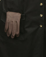 Ladies Car Coat - Black Twill