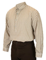 Coulter Shirt - Tan Stripe