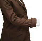 Ladies Car Coat - Chocolate Twill