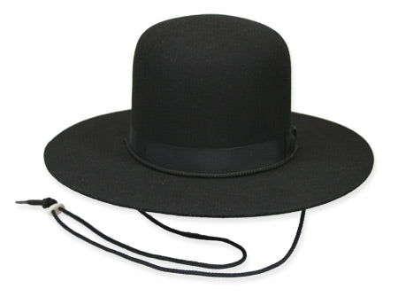 Montana Open Crown Hat - Black – Historical Emporium