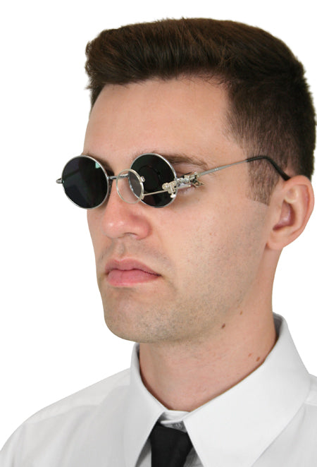 Single Clip-On Magnifying Loupy - Silver Tone