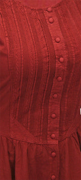 Cordelia Pioneer Dress - Wine