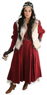 Cordelia Pioneer Dress - Wine