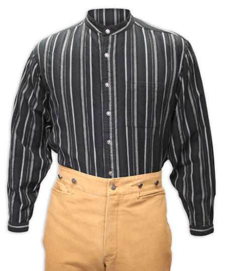 Lawman Stripe Shirt - Black