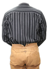 Lawman Stripe Shirt - Black