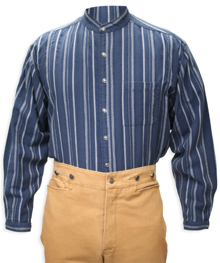 Lawman Stripe Shirt - Blue