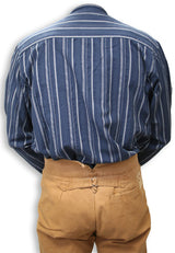 Lawman Stripe Shirt - Blue