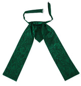 Silk Puff Tie - Hunter Green