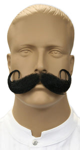 Handlebar Mustache - Black