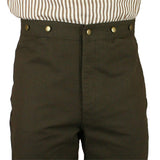 Classic Canvas Trousers - Walnut