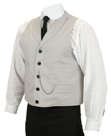 Madison Brushed Cotton Vest - Light Gray