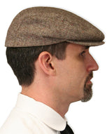 Ivy Cap - Brown Wool Tweed