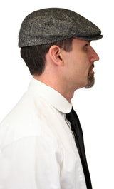 Ivy Cap - Gray Wool Tweed