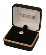 Premium Crystal Tie Tack - Gold Tone