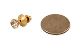 Premium Crystal Tie Tack - Gold Tone