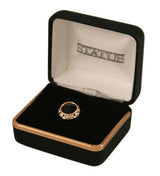 Faceted Tie Tack - Gold/Jet