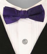 Bow Tie - Purple Paisley