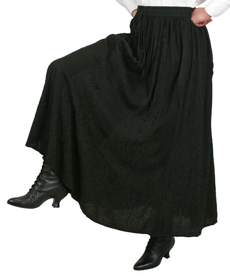 Swirl Skirt - Black