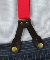 Stagecoach Y-Back Suspenders - Red Canvas (Long)